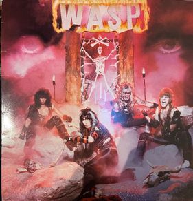 W.A.S.P. WASP the album original 1984 release vinyl record in vg+ condition