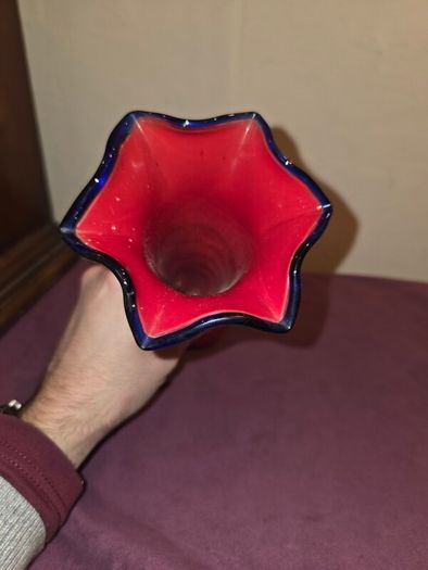 Art Deco Czech Glass Vase
