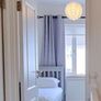 grey eyelet curtains Image 3