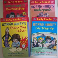 Horrid Henry Early Reader Book Set 4 Books