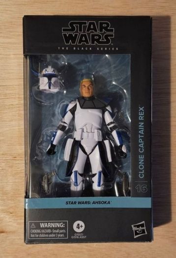 Star Wars Clone Captain Rex 6" Scale Black Series New & Unopened