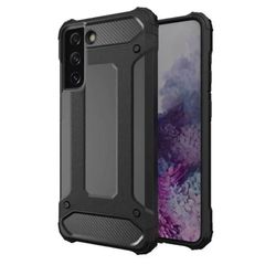 Black Shockproof Armour Case For Samsung Galaxy S22 Hybrid Back Cover