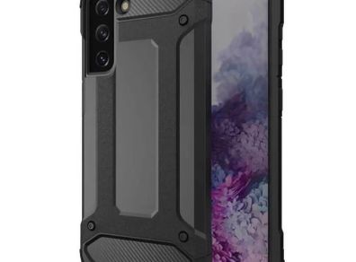Black Shockproof Armour Case For Samsung Galaxy S22 Hybrid Back Cover