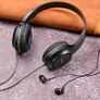 Brand New Hoco W24 Enlighten Wired 2in1 Earphones & Headphones With Mic. Image 6