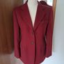 Marella Maroon Wool/Cashmere Blazer 12 Image 9