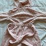 Girls Pink Heart Cosy Dressing Gown Image 3