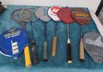 Badminton Rackets and covers