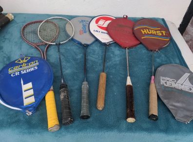 Badminton Rackets and covers