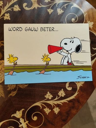 Snoopy Vintage Postcard