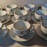 Ten Restaurant/Cafe Italian Ancap Cups and Saucers Image 6