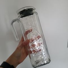 Glass jug for cold drinks, juice
