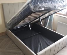 New Ottoman storage beds. Gaslift beds. double 4ft6 and king size bed. OPTIONAL Emma mattress available
