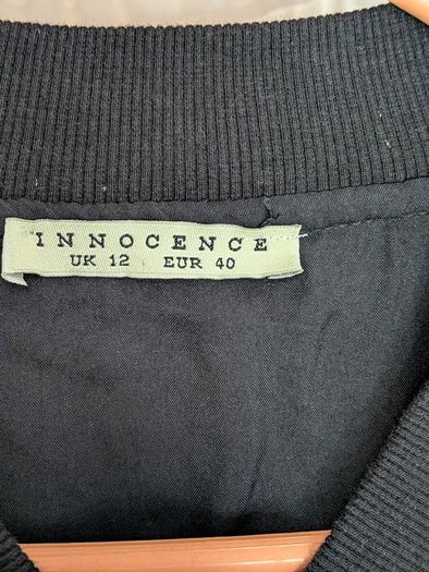 Adverts.ie title: Innocence Embroidered Floral Bird Bomber Jacket Size 12