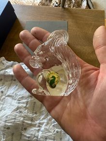 Waterford Crystal Small Squirrel Lead Crystal Figurine Boxed Made in Ireland