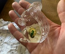 Waterford Crystal Small Squirrel Lead Crystal Figurine Boxed Made in Ireland
