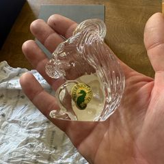 Waterford Crystal Small Squirrel Lead Crystal Figurine Boxed Made in Ireland