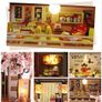 3D Wooden Dollhouse Toy Children's Birthday Gift Image 4