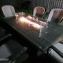 Rattan Rectangle Table with Firepit With 6 Chairs Image 10