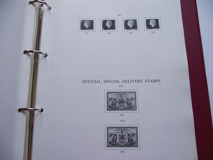 The Stamps of Canada-Loose Leaf Album in binder by Stanley Gibbons