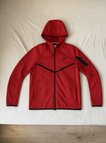 Nike tech hoodie red