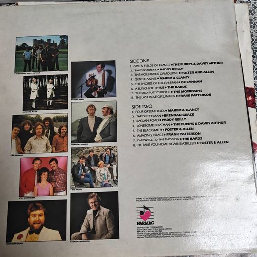 Green Fields of Home  LP, Irish Folk compilation, Fureys, Foster and Allen, De Danann
