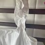 top H&M white 100% cotton top medium Image 2