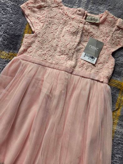 2-3years, With Tags Next Toddler Floral Lace & Tulle Dress