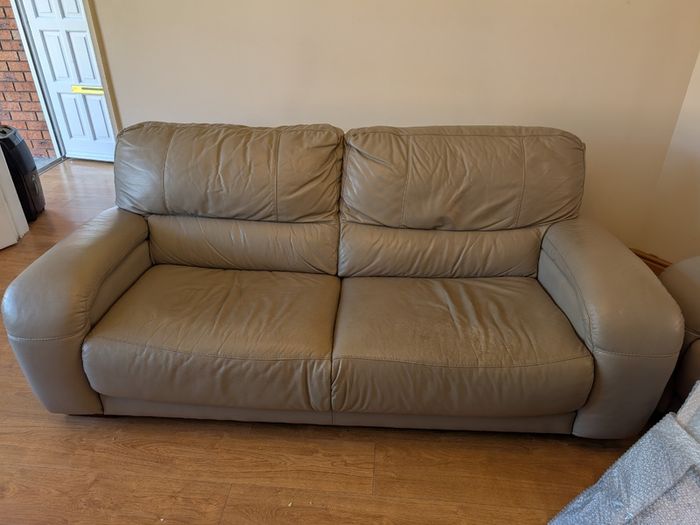 DFS Leather Sofa Set