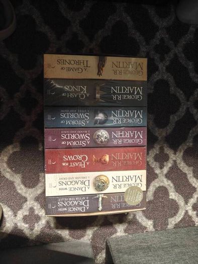 Game of thrones 7 book set sealed