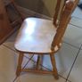Solid wood table and chairs Image 3