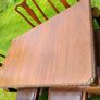 Mid century Solid Mahogany Dining Table and Chairs. Image 5