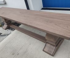 200cm Vintage Ash Dining Bench Like New