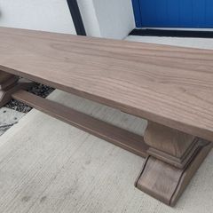 200cm Vintage Ash Dining Bench Like New