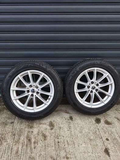 17" 5x112 Alloys 4x Continental Tyres