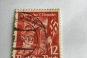 Historic 1933 German stamp
