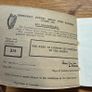 Rare Irish 1950 motor spirit ration book. Full book Image 3