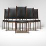 Vintage Danish Rosewood Dining Chairs by Johannes Andersen for Mogens Kold Image 3
