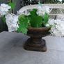 Wooden bowl carved for fruit, flowers Image 2