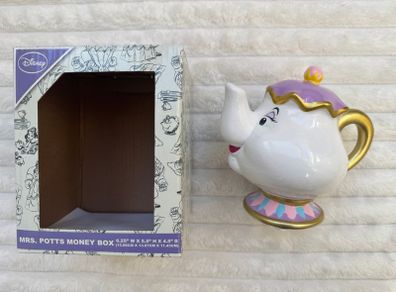 Disney Limited Edition Beauty And The Beast Mrs Potts Money Box approx. 15 cm. Damaged box Please see photos
