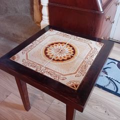 Mid century tiled top coffee table