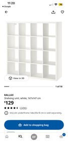 New IKEA Kallax Shelving unit