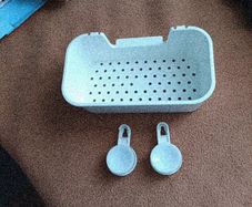 Ikea portable shelf with suction