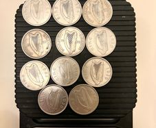 IRELAND Half Crown silver coins, 75% of silver in each