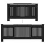 MDF Radiator Cover Black 205 cm Image 5