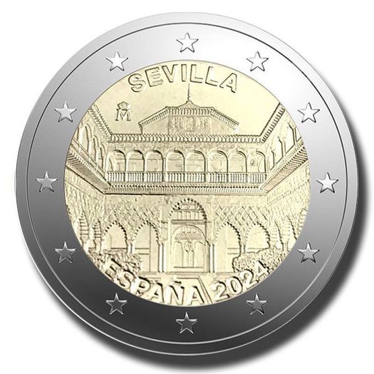 Spain 2 Euro Commemorative Coin 2024 - Seville. Uncirculated.