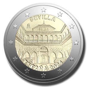 Spain 2 Euro Commemorative Coin 2024 - Seville. Uncirculated.