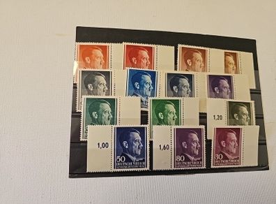 Deutsches Reich Stamps MNH Adolf Hitler stamps with margins MNH