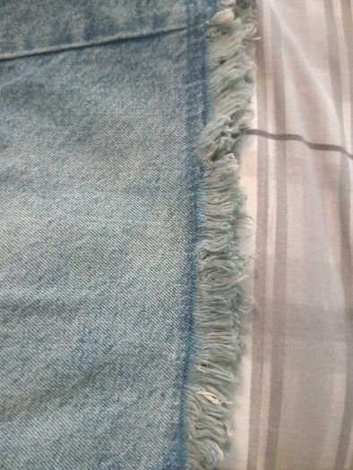 Denim mini skirt size 14