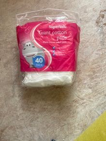 Giant cotton baby pad