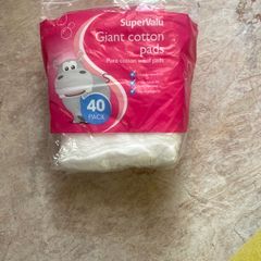 Giant cotton baby pad